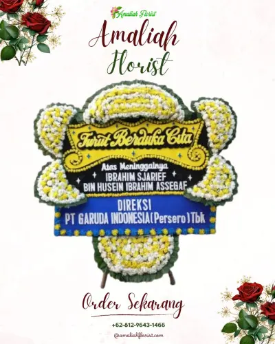 Papan Bunga Duka di Pecangakan