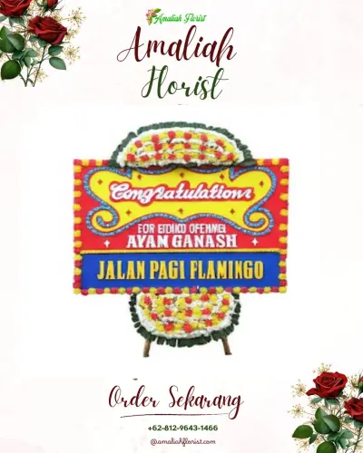 Bunga Papan Congratulation di Pecangakan